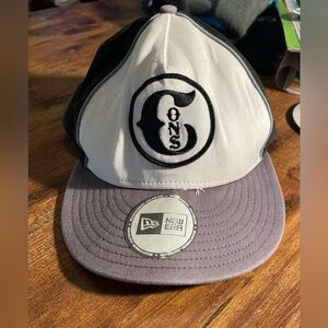 Converse New Era White, Black and Grey Snapback  Hat